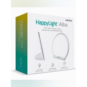 NIB Verilux HappyLight Alba LED Light Therapy Lamp 3995-